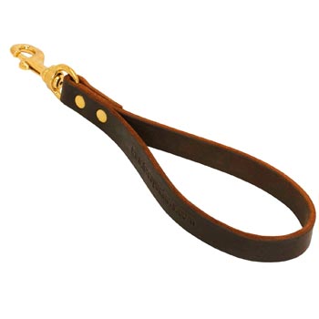 Dog Leather Brown Leash for Making Boxer Obedient