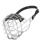 'The Silencer' Wire Cage Boxer Muzzle With One Strap