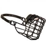 Frost-Resistant Wire Cage Boxer Muzzle with One Adjustable Strap