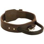Extra Durable Leather Boxer Collar with Handle for Attack Training  Extra Durable Leather Boxer Collar with Handle for Attack Training