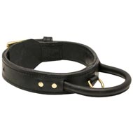 Extra Durable Leather Boxer Collar with Handle for Attack Training  Extra Durable Leather Boxer Collar with Handle for Attack Training