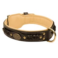 Boxer Leather Collar Braided  Boxer Leather Collar Braided