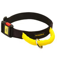 Gorgeous Wide Nylon Boxer Collar With Quick Release Buckle and Handle  Gorgeous Wide Nylon Boxer Collar With Quick Release Buckle and Handle