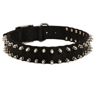 Boxer Nylon Collar Spiked