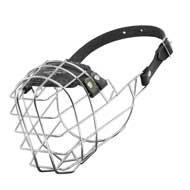 'The Silencer' Wire Cage Boxer Muzzle With One Strap