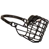 Frost-Resistant Wire Cage Boxer Muzzle with One Adjustable Strap
