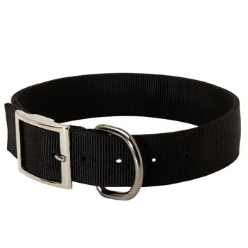 Nylon Boxer Collar with Adjustable Steel Nickel Plated Buckle