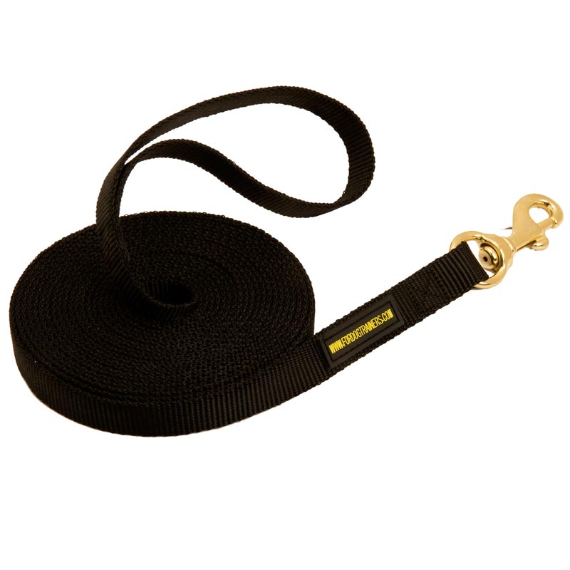 Nylon Boxer Leash for Tracking and Training
